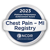 2023 Chest Pain – MI Registry Platinum Performance Achievement Award