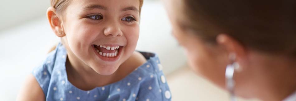 A child receives pediatric services at Spence and Becky Wilson Baptist Children’s Hospital