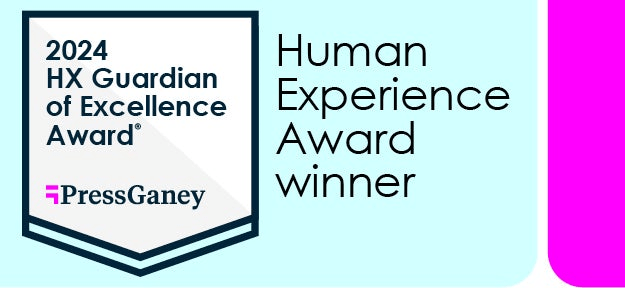 Press Ganey Human Experience Award graphic