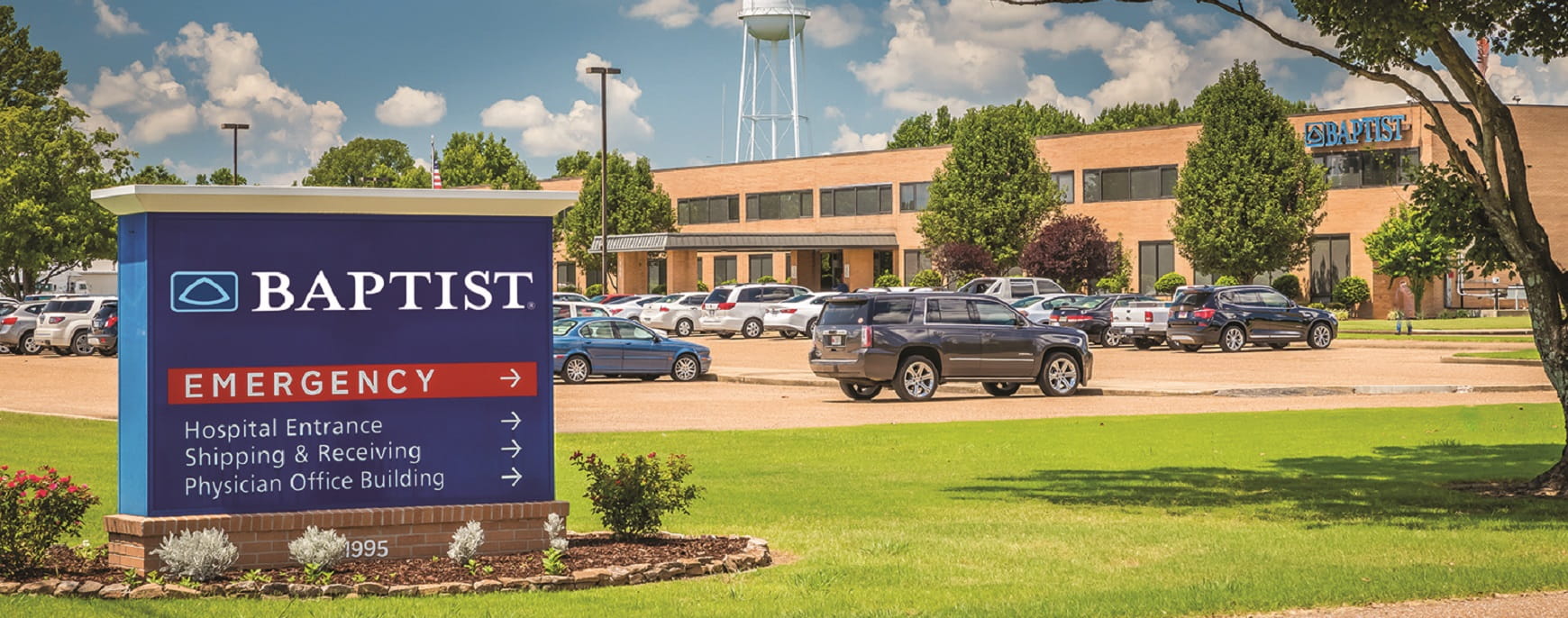 Exterior of Baptist Memorial Hospital-Tipton.