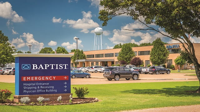Exterior view of Baptist Memorial Hospital - Tipton